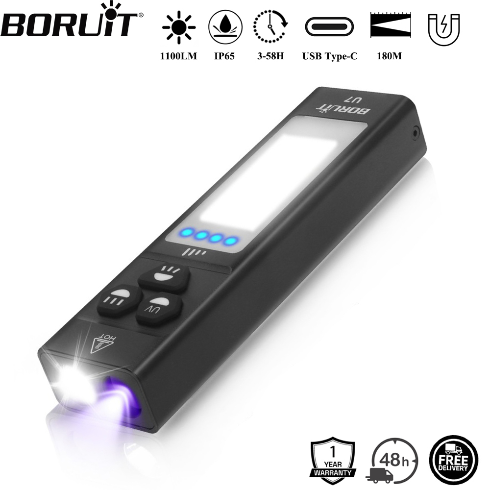 Fishing Kit Compact - BORUiT U7 UV LED EDC 손전등