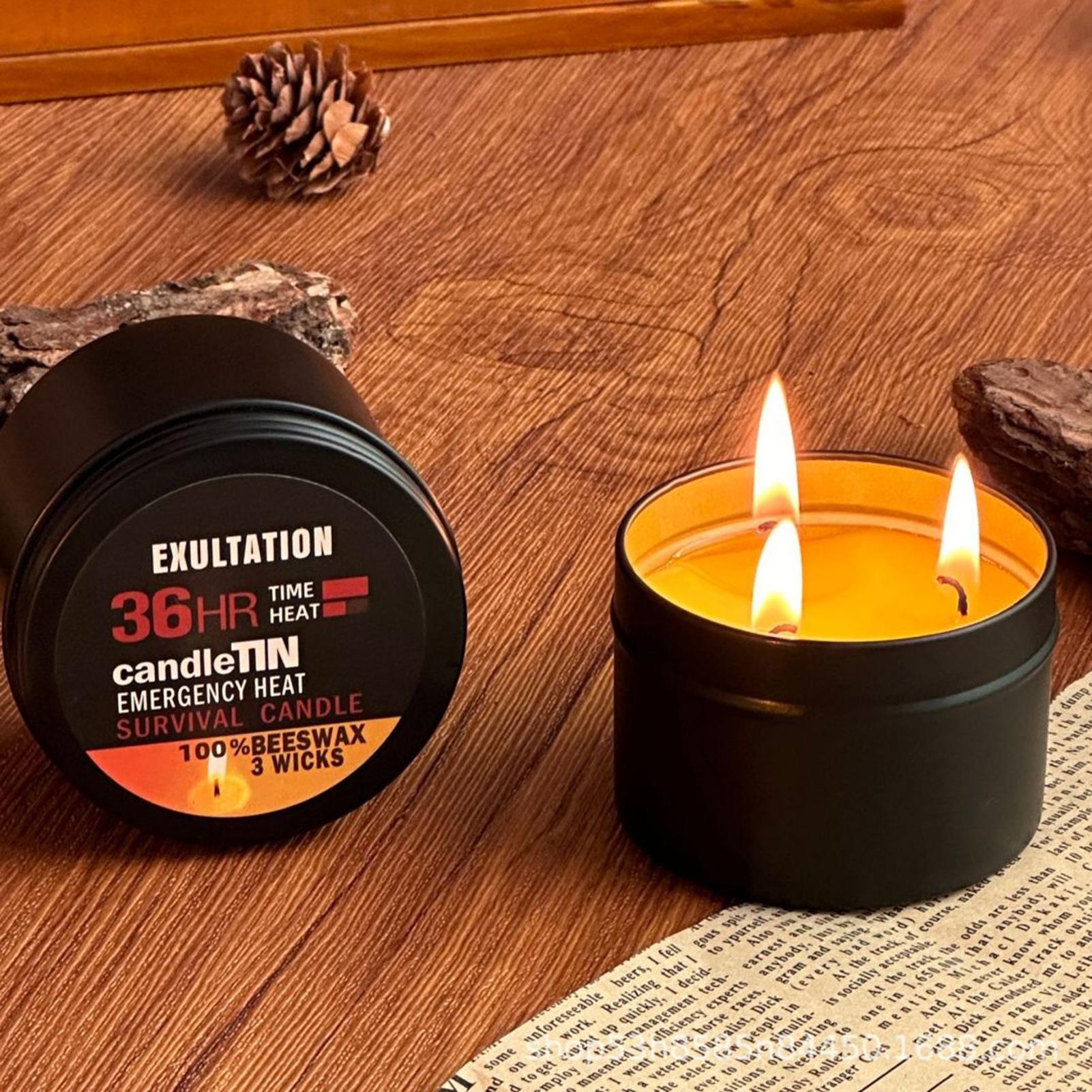 Fire Starting Kit - 긴 연소 캔들 캠핑 캔들 (병