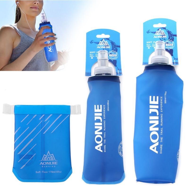 Water Bag Collapsible - 야외 스포츠 베벨 물병 소프트 플라스크