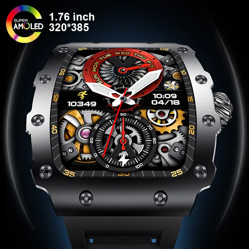 Compass Lensatic - 신제품 트렌드 스마트 워치 1.76인치 AMOLED