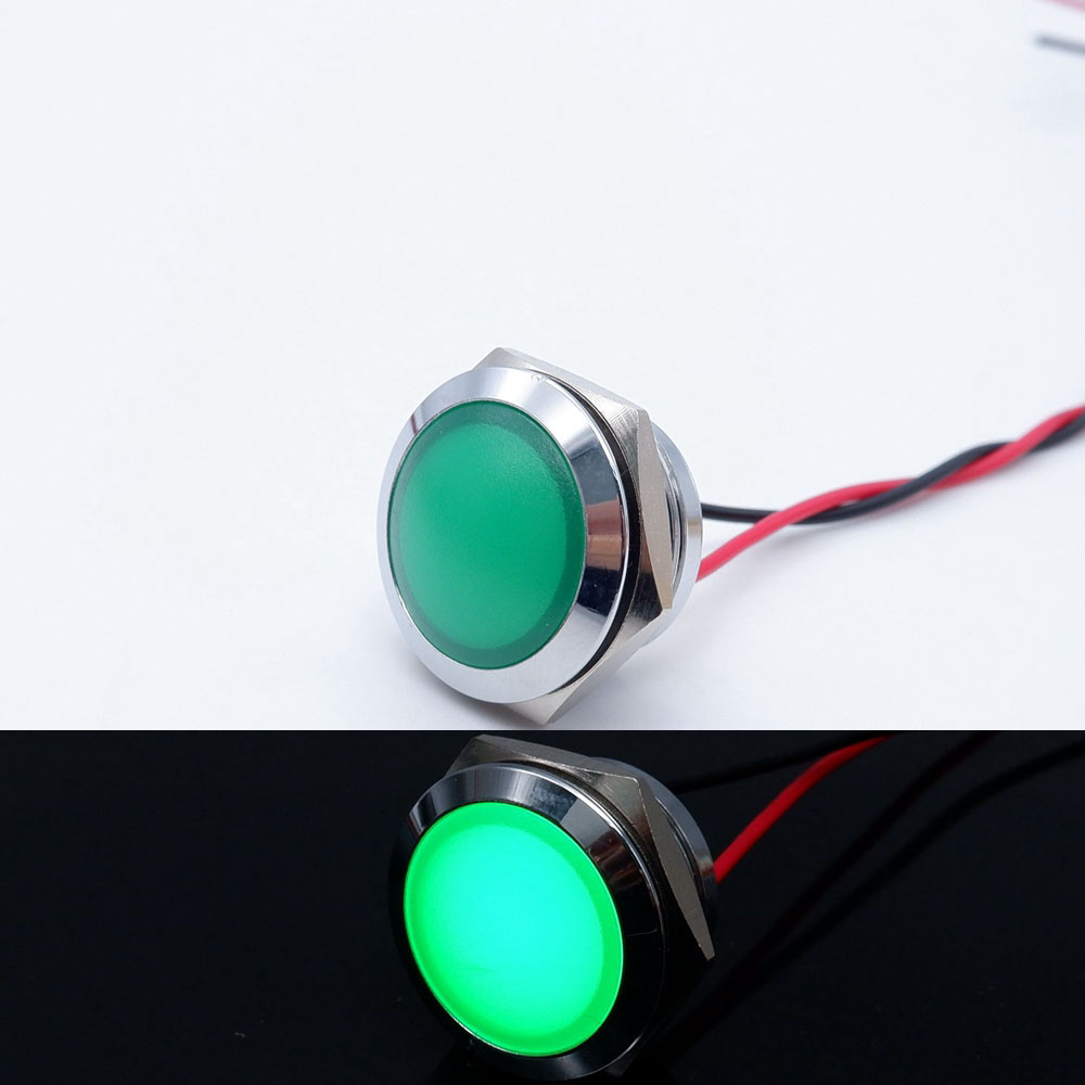 10pcs 12/16/19/22mm 금속 LED 표시  - Signal Panel Orange 리뷰 및 가격