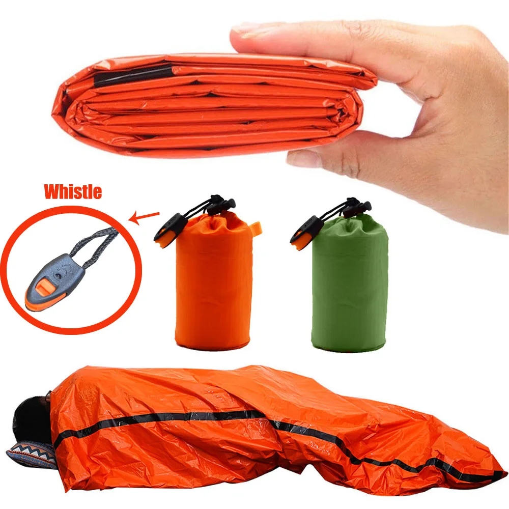 휴대용 방수 응급 서바이벌 침낭 하이킹 캠핑 장비 보온 - Bivy Bag Emergency 리뷰 및 가격