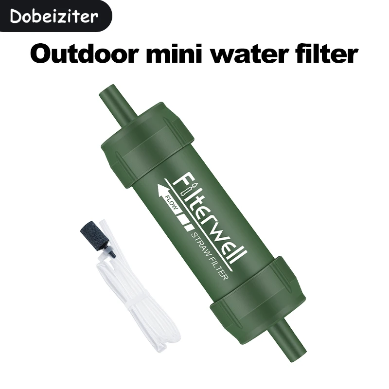 미니 워터 필터 스트로우 휴대용 야외 비상 정수 미크론 - Water Purification Straw 리뷰 및 가격