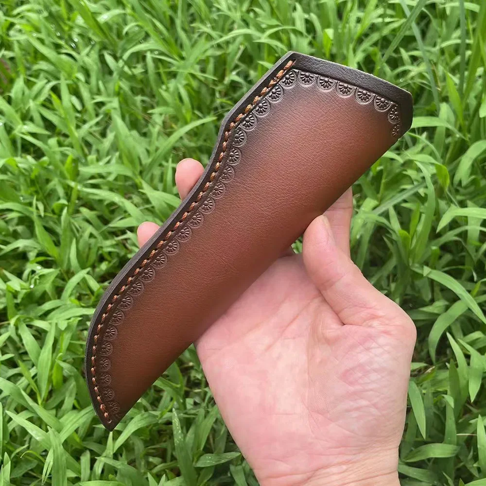 22cm 고정 블레이드 나이프 칼집 엠보싱 소가죽 두  - Bushcraft Knife Fixed 리뷰 및 가격