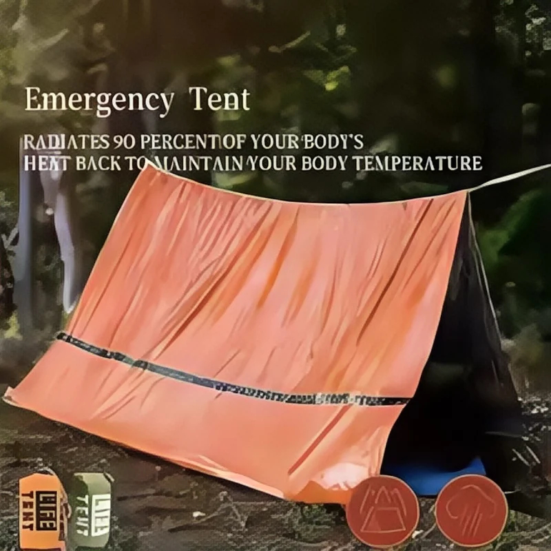 2인용 비상 생존 쉼터 방수 마일라 비비 텐트 보온 침 - Emergency Mylar Tent 리뷰 및 가격