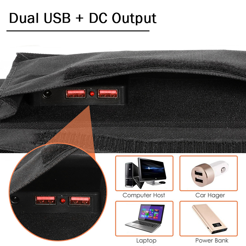 야외 캠핑 하이킹 접이식 USB 태양광 패널 충전기 2 - Solar Emergency Charger 리뷰 및 가격