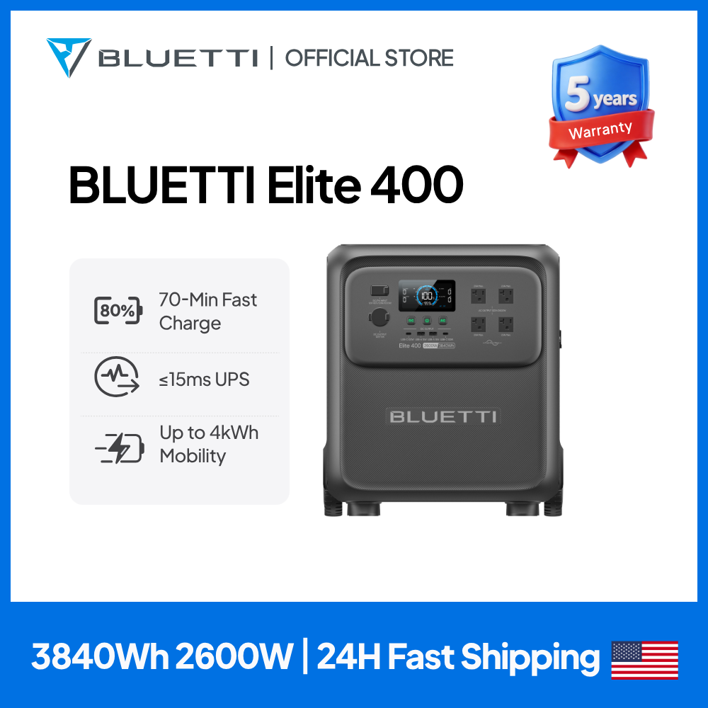 블루티 엘리트 400 2600W 3840Wh 초대용량  - Solar Emergency Charger 리뷰 및 가격