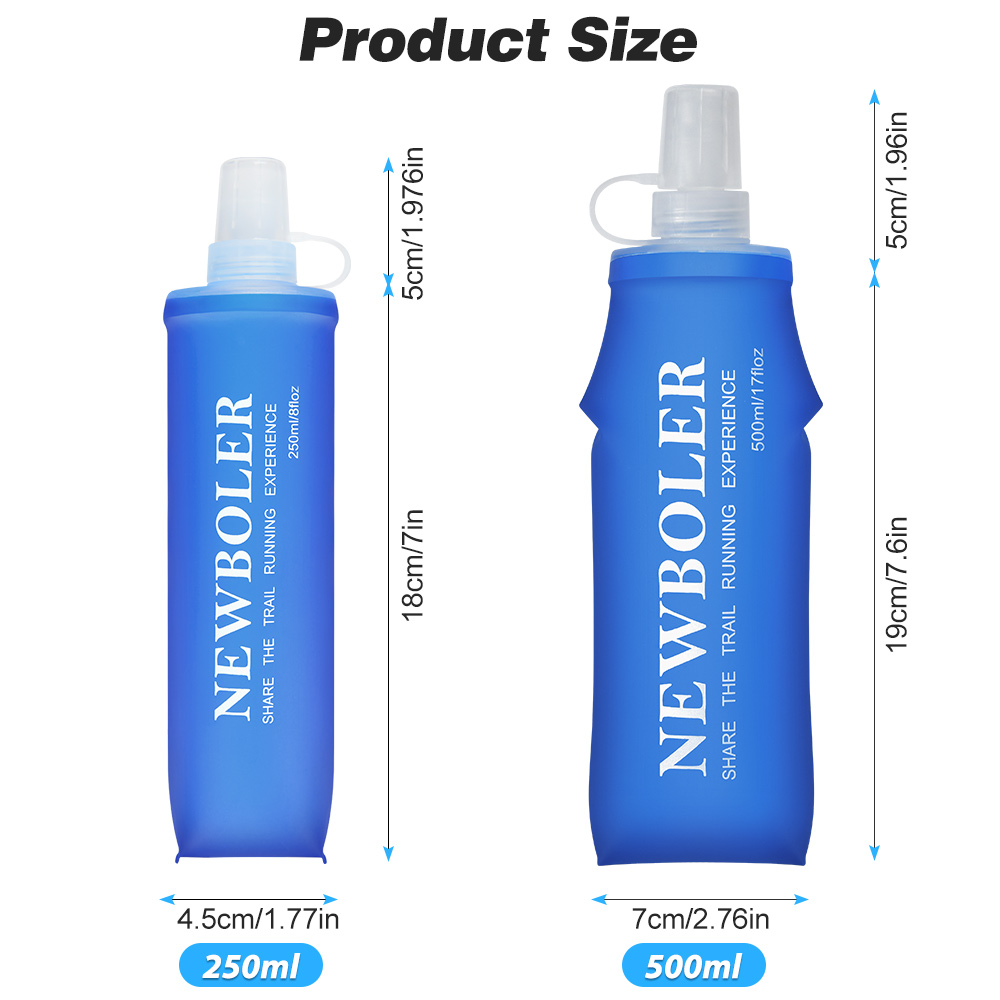 NEWBOLER 150ml 250ml 500ml 물병  - Water Bag Collapsible 리뷰 및 가격