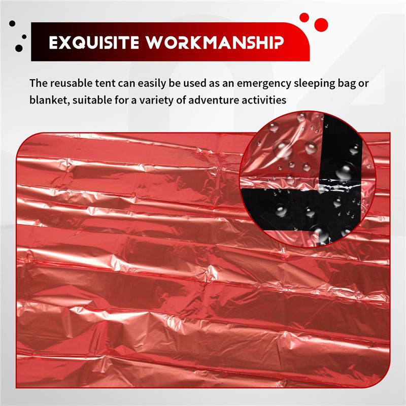 A69P-응급 침낭 2인용 생존 침낭 캠핑 하이킹용 보 - Bivy Bag Emergency 리뷰 및 가격