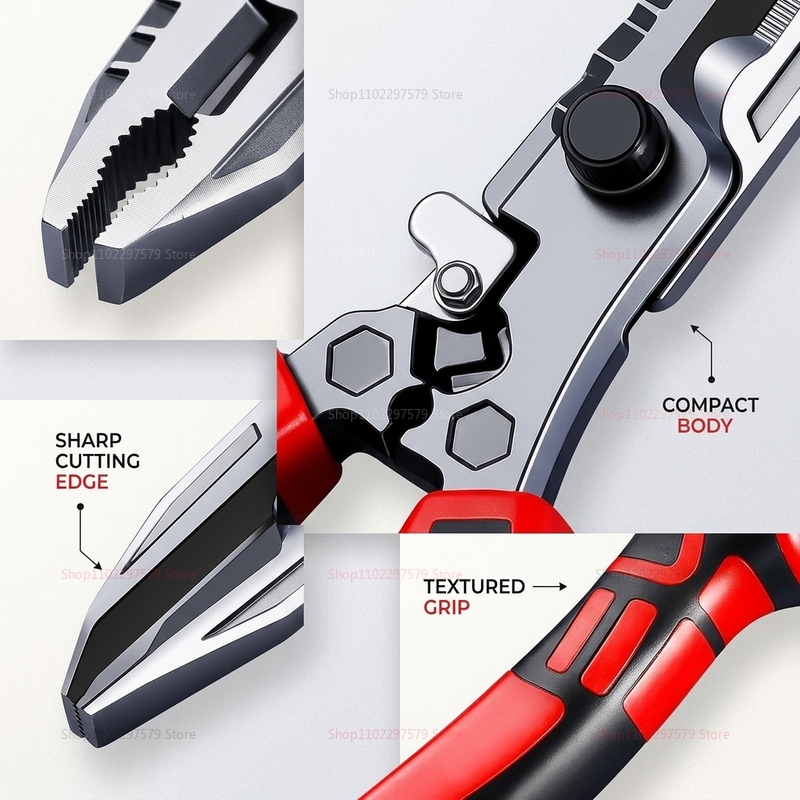 다기능 전기기사용 가위, 와이어 커터, 크림핑 툴, 헤 - Multi Tool Plier 리뷰 및 가격