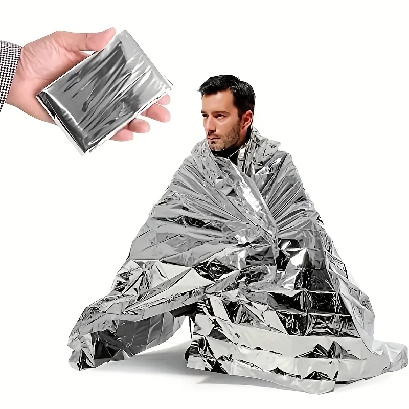 1pcs 야외 생존 휴대용 응급 처치 담요 방한 자외선 - Survival Blanket Reflective 리뷰 및 가격