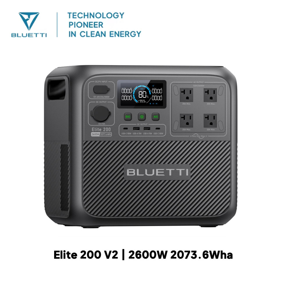 【리뉴얼】BLUETTI Elite 200 V2 휴대용  - Solar Emergency Charger 리뷰 및 가격