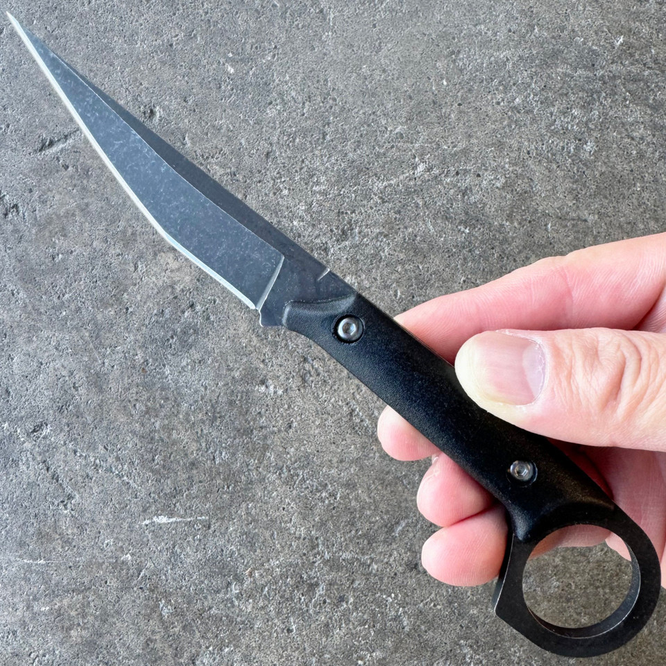 블랙 고정 블레이드 나이프 5Cr13Mov 블레이드 A - Bushcraft Knife Fixed 리뷰 및 가격