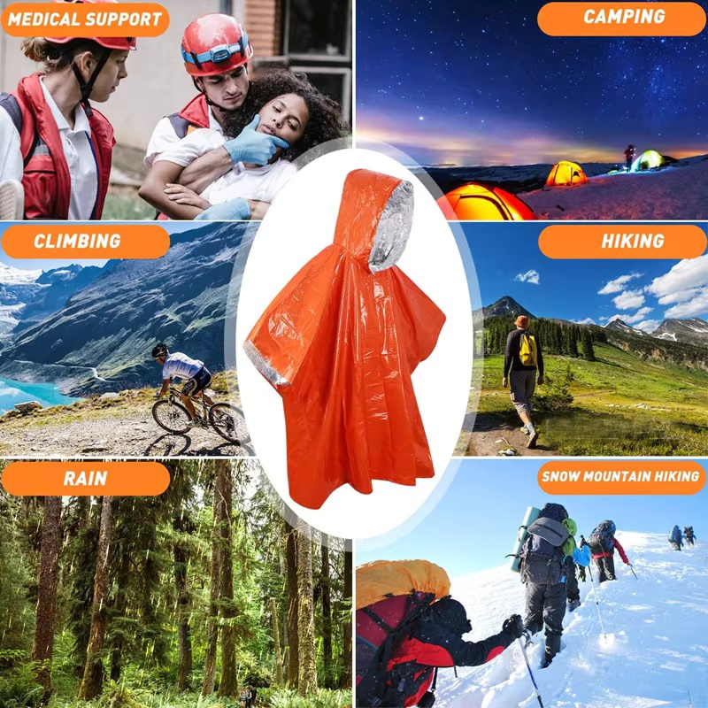 비상 생존 우비 열 보존 담요 방수 캠핑 하이킹용 - Survival Blanket Reflective 리뷰 및 가격