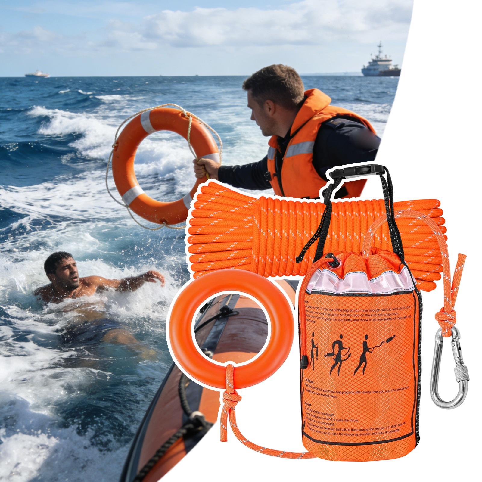 15개 보트용 플로팅 구조 투척 가방 키트, 딩기, 해 - Rescue Rope Throw 리뷰 및 가격
